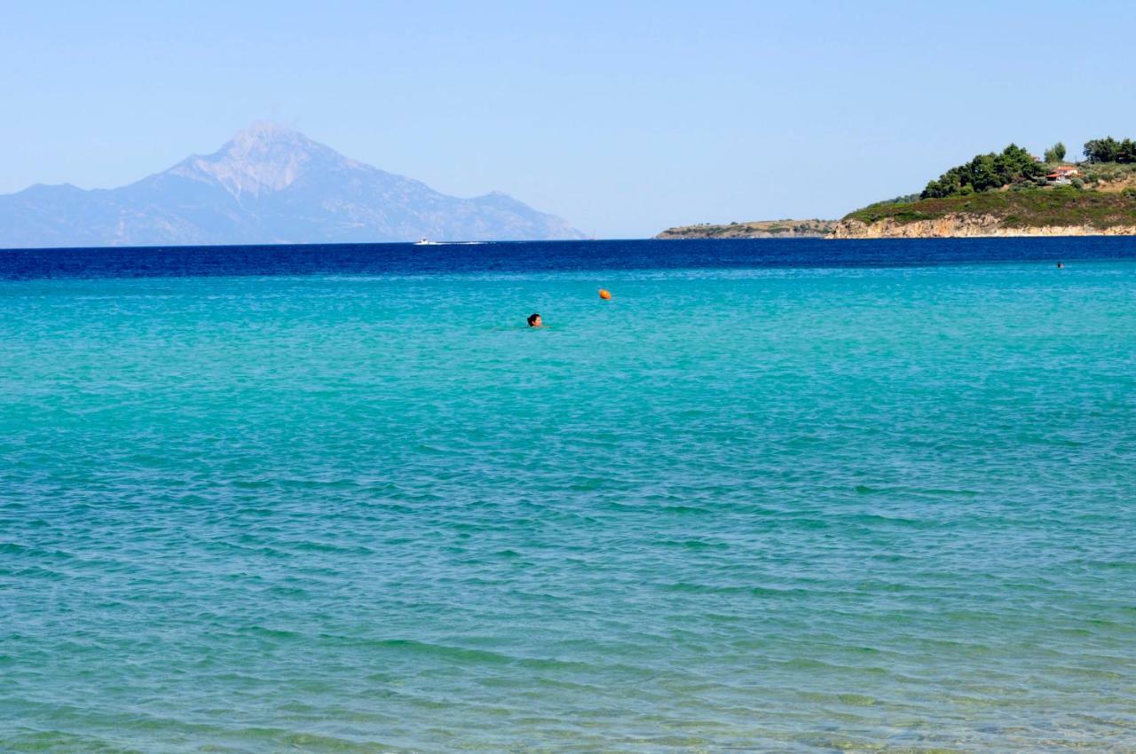 Athos View Villa By The Sea Ormos Panagias Exterior photo